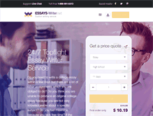 Tablet Screenshot of essays-writer.net